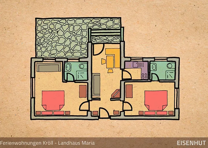 公寓 Kroell - Viktoria Und Maria 迈尔霍芬